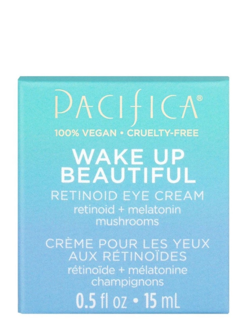 Pacifica Wake Up Beautiful Retinoid Eye Cream 15ml BRAND NEW IN BOX - Picture 3 of 5